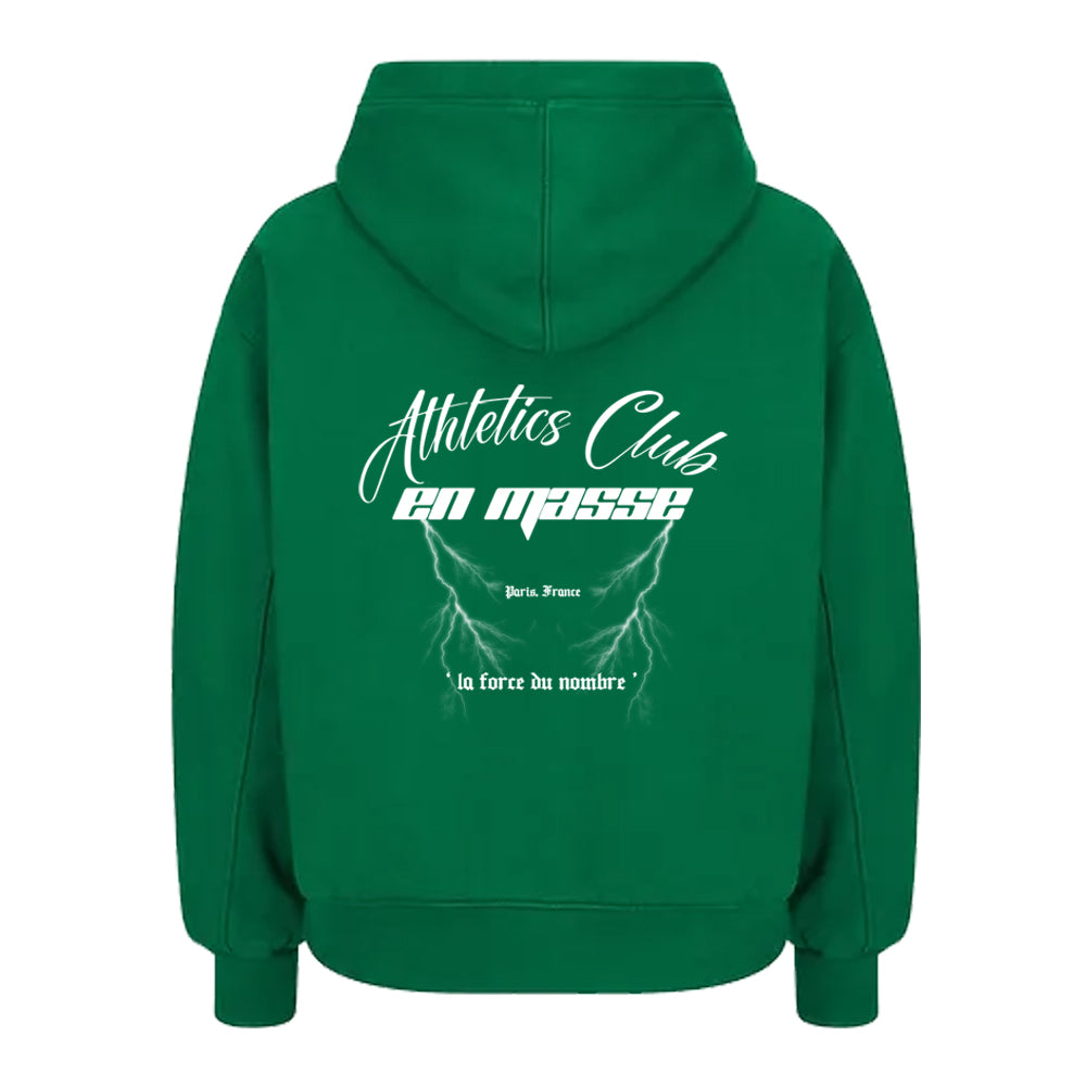 En Masse 'Athletics Club' Hoodie Green
