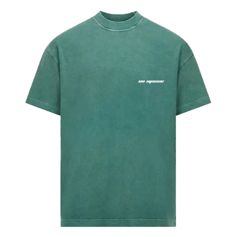 En Masse Athletics Club 'Vintage' T Shirt Green