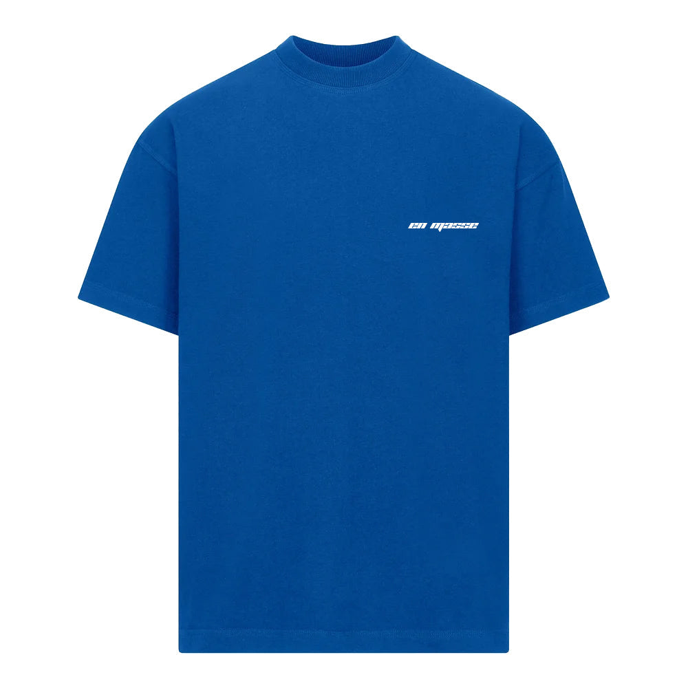 En Masse 'Athletics Club' T Shirt Cobalt