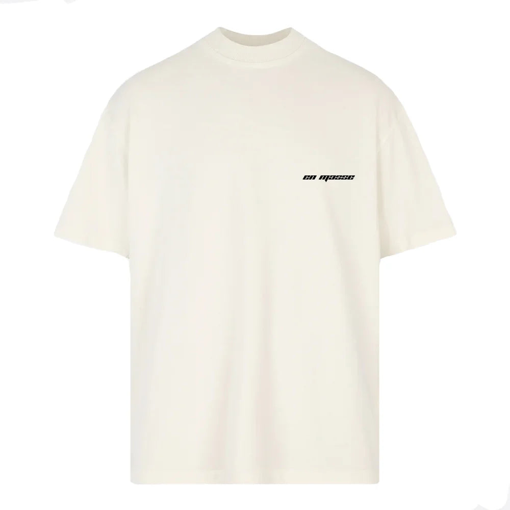 En Masse 'Athletics Club' T Shirt Cream