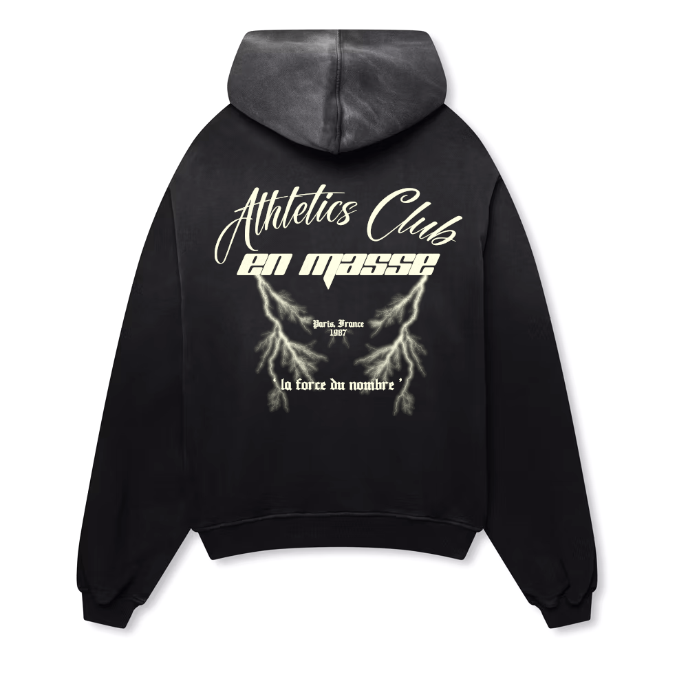 En Masse Athletics Club 'Vintage' Hoodie Black