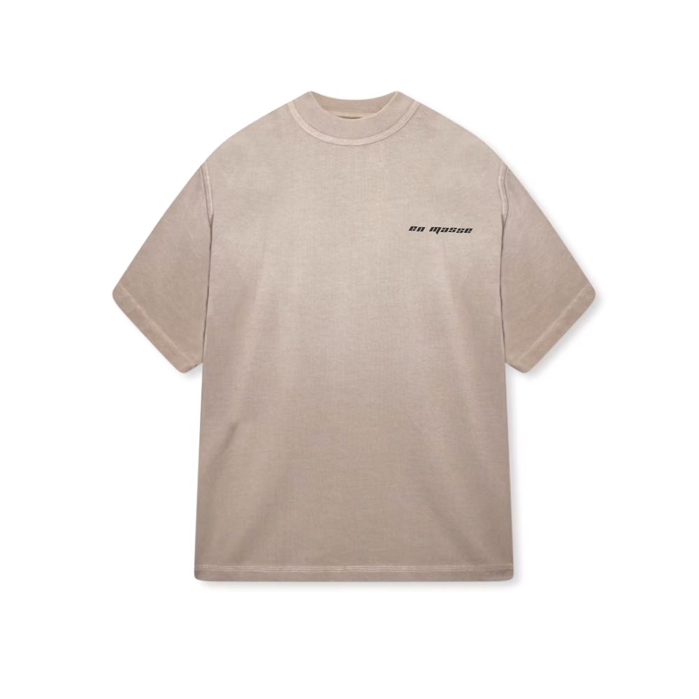 En Masse Athletics Club 'Vintage' T Shirt Sand