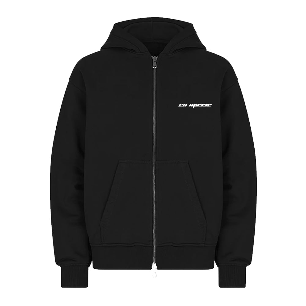 En Masse Athletics Club Zip Hoodie Black