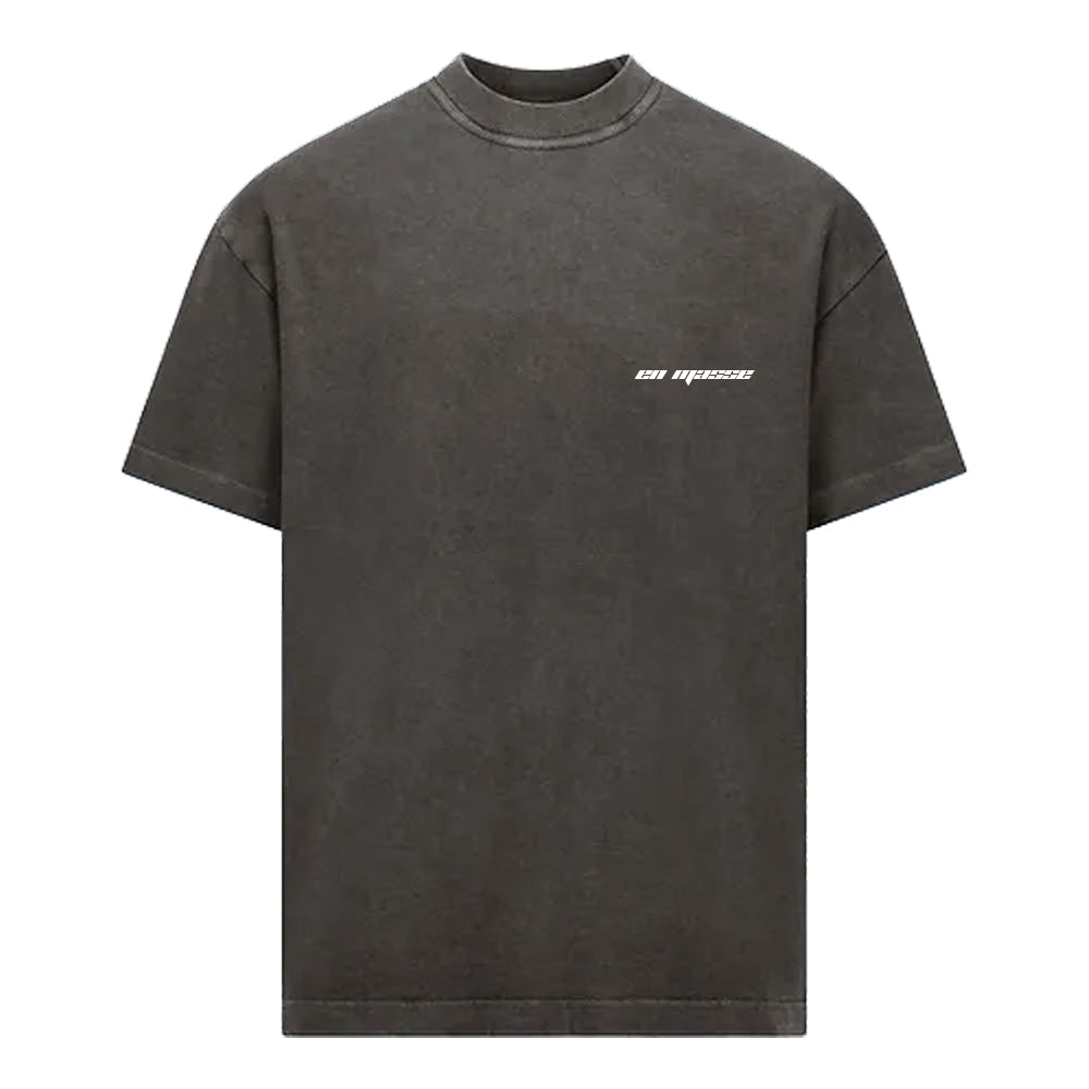 En Masse Athletics Club 'Vintage' T Shirt Charcoal