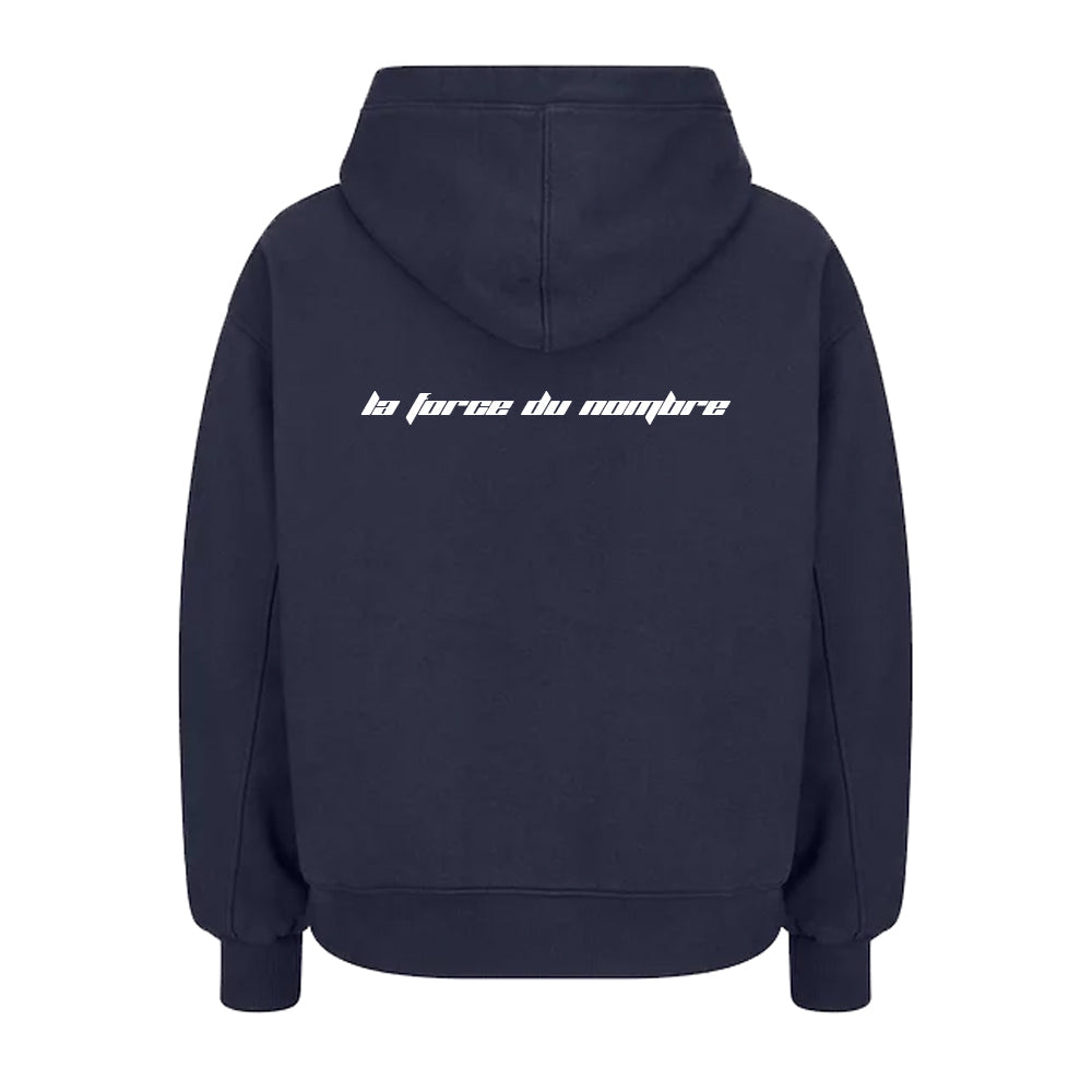 En Masse 'La Force Du Nombre' Hoodie Navy