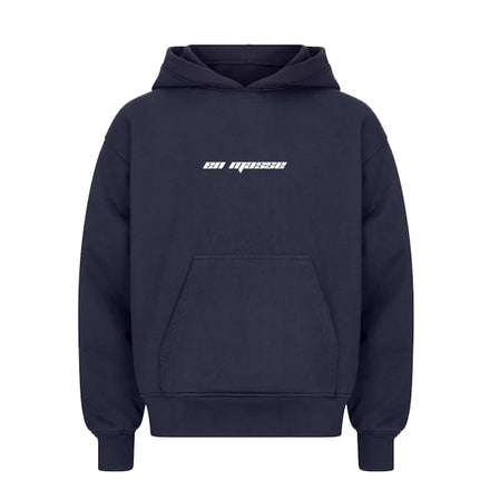 En Masse 'La Force Du Nombre' Hoodie Navy